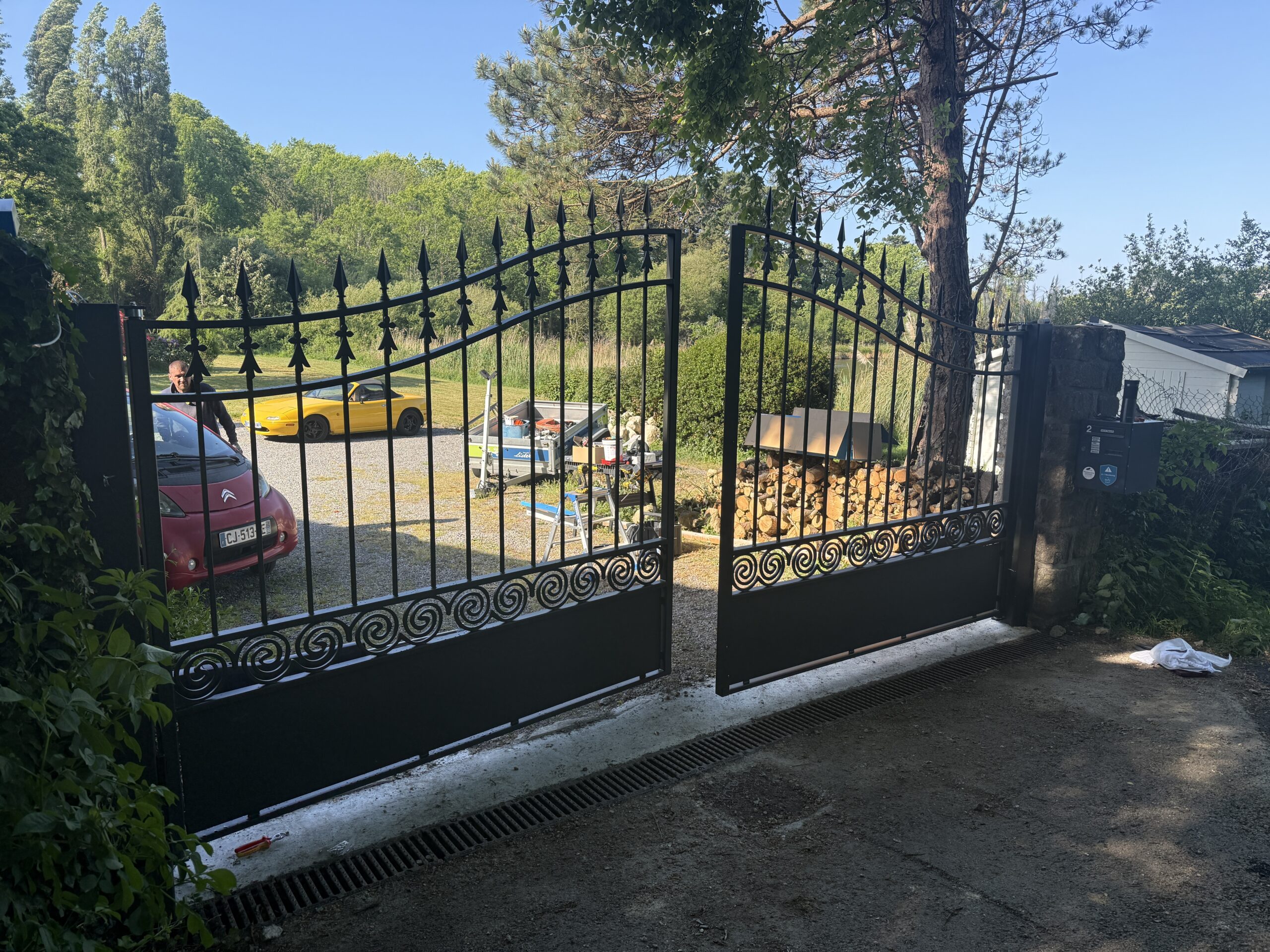 portail acier sur mesure